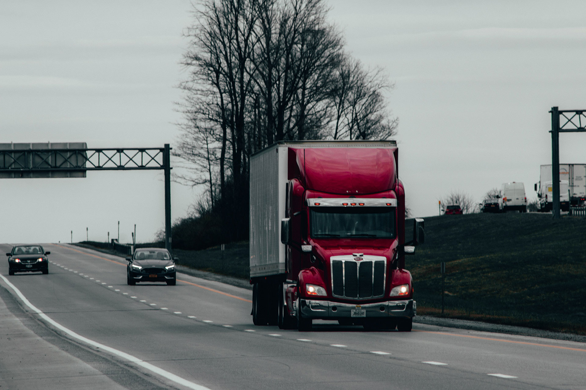 How can trucking companies contribute to a collision?